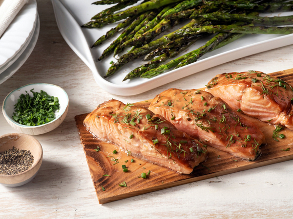 Dale's Cedar Planked Salmon