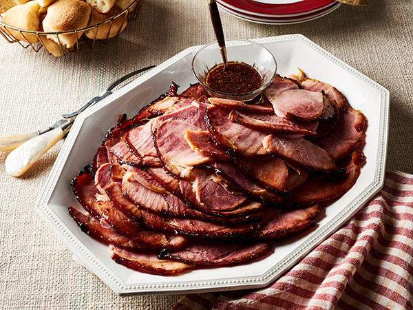 Glazed Spiral Cut Ham made with Dale's