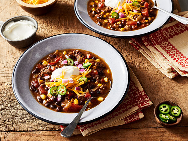 Venison and Black Bean Chili