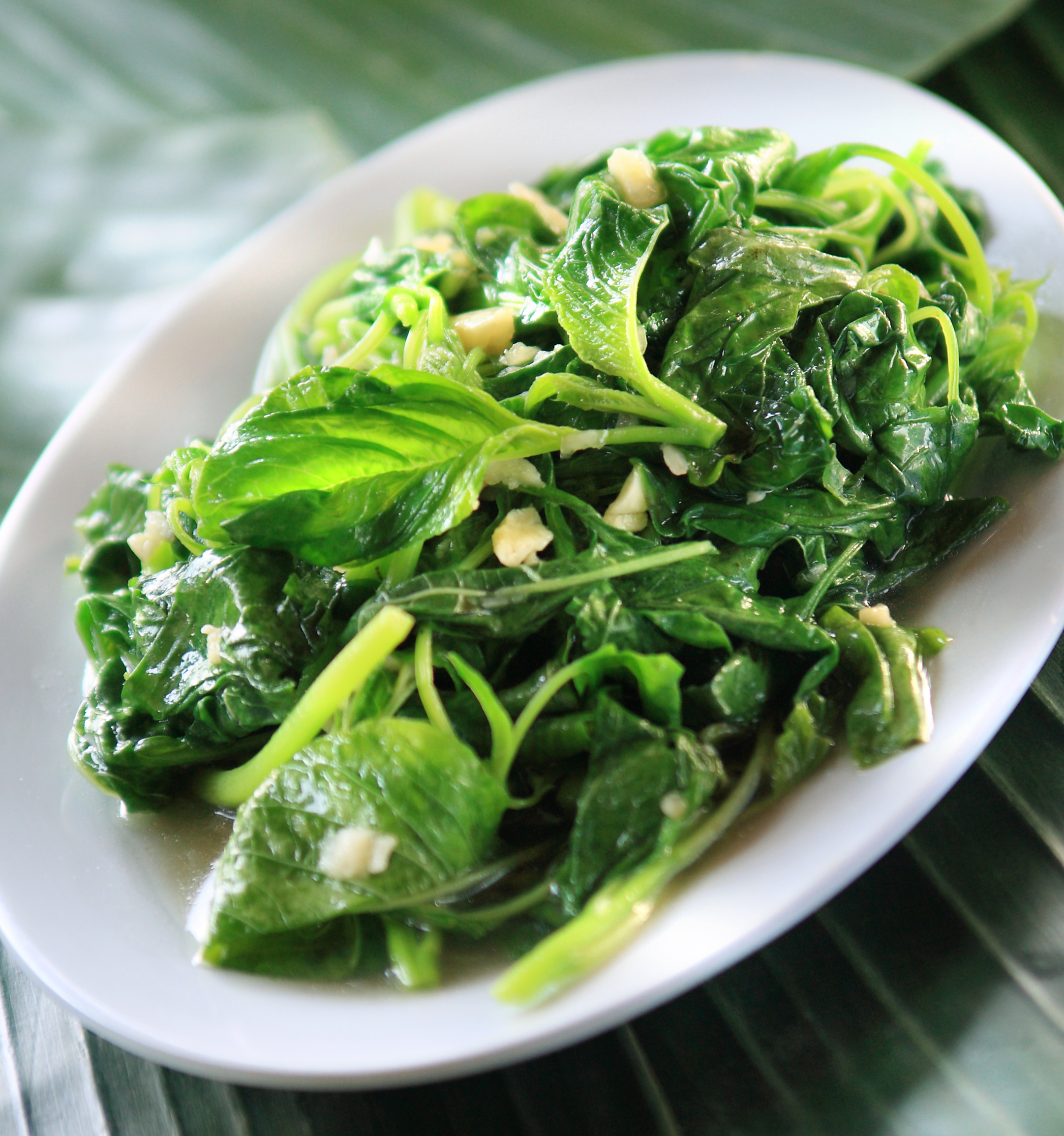 Sauteed Spinach with Ginger